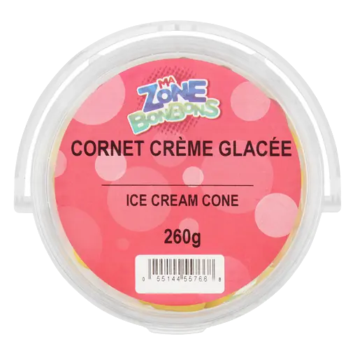 Les Ailments Johnvince Candy Ice Cream Cone 260 g