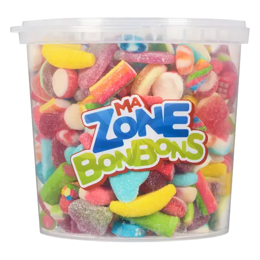 Les Aliments Johnvince ZB Sugar Gummi Avalanche Bulk Candy 1.9 kg
