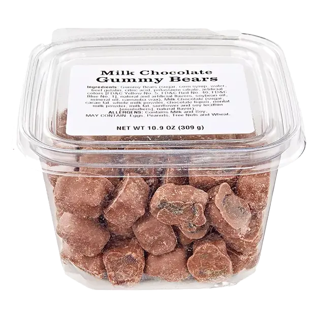 Milk Chocolate Gummy Bear Tub