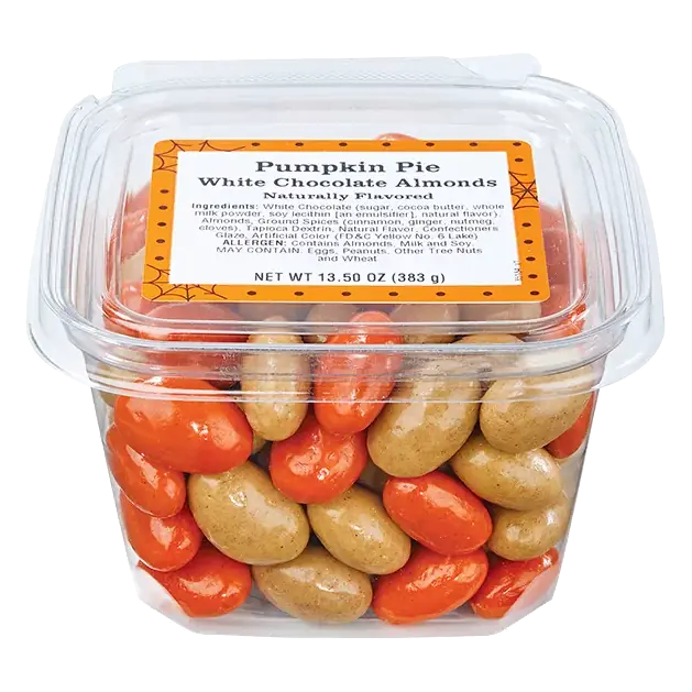 Pumpkin Pie White Chocolate Almonds Tub