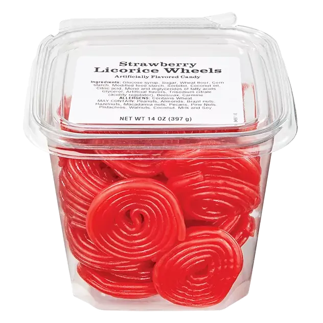 Strawberry Licorice Wheels Tub