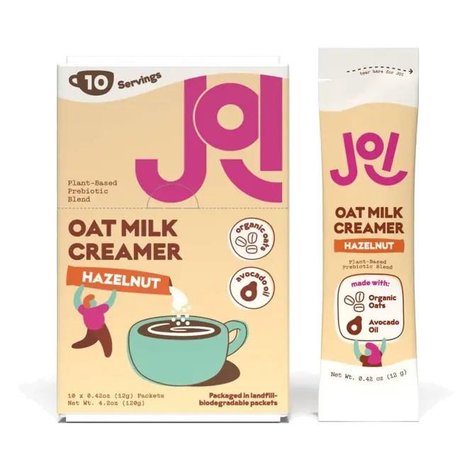 JOI Hazelnut Oat Milk Creamer, 4.2oz/10ct