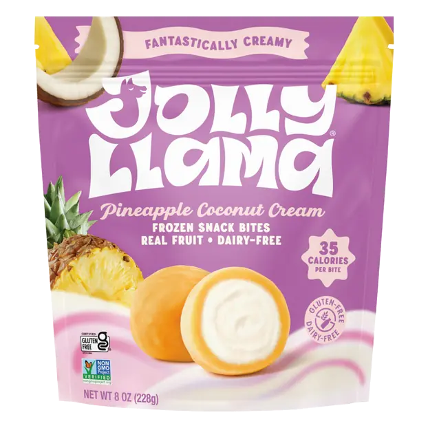 Gluten & Dairy Free Pineapple Coconut Cream Snack Bites Frozen