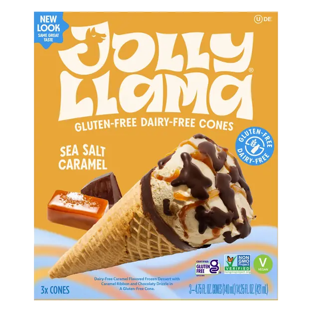 Gluten & Dairy Free Sea Salt Caramel Sundae Cones - 3 ct