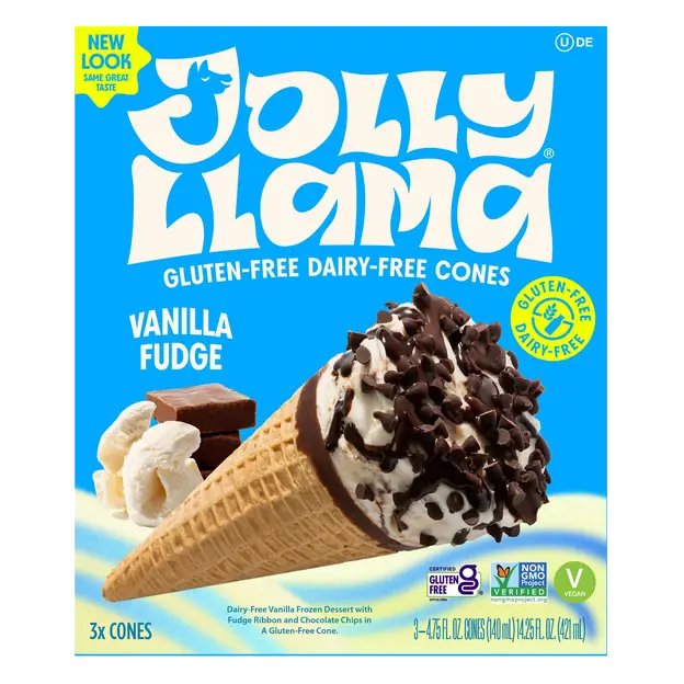 Gluten & Dairy Free Vanilla Fudge Sundae Cones - 3 ct