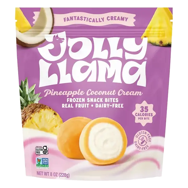 Pineapple Coconut Cream Frozen Snack Bites