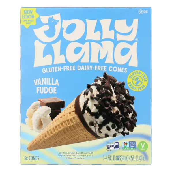 Vanilla Fudge Sundae Cones