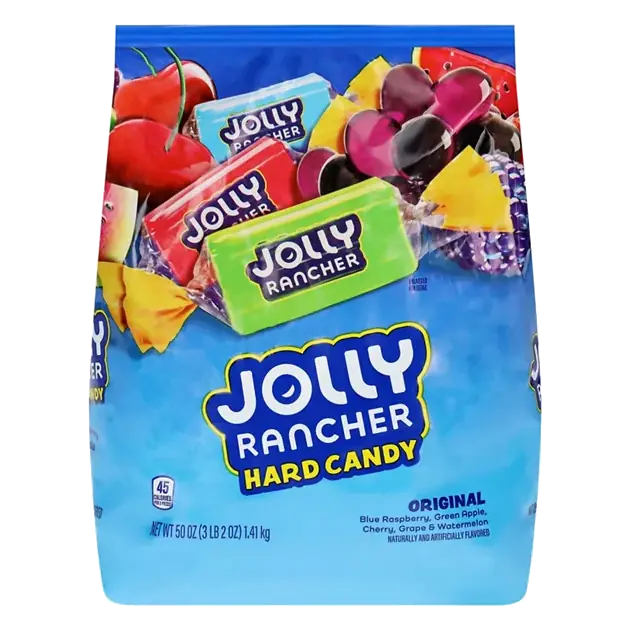 Blue Reapberry, Green Aplle, Cherry, Grape, and Watermelon Hard Candy