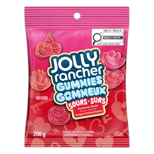 Candy Gummies Sour Awesome Red 200 g