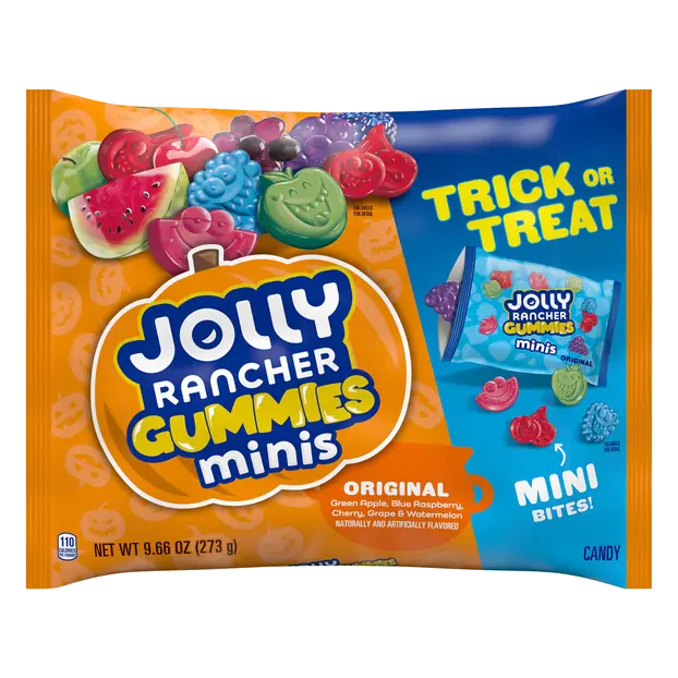 Gummies Minis Original Flavor Halloween Candy - 50 ct