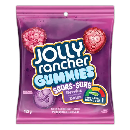 Gummies Sour Berry 182 g