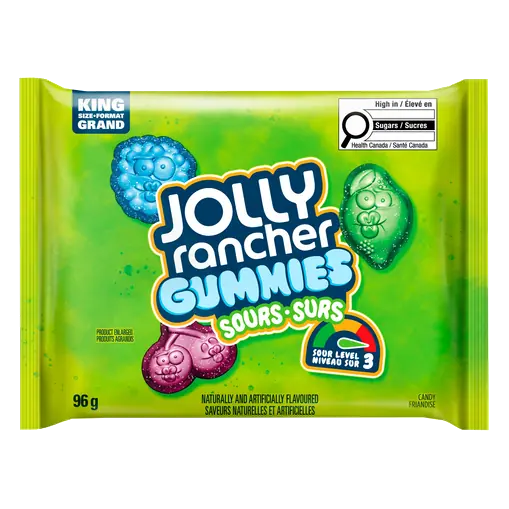 Gummies Sours King Size 96 g