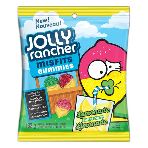 Misfit Gummies, Lemonade Sours 182 g