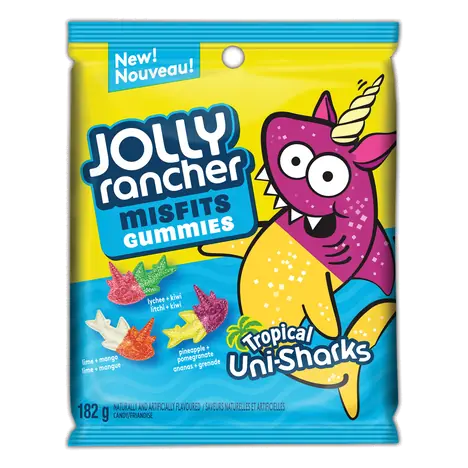 Misfits Gummies Tropical Uni-Sharks Candy 182 g