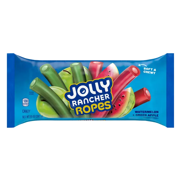 Ropes Watermelon + Green Apple Candy