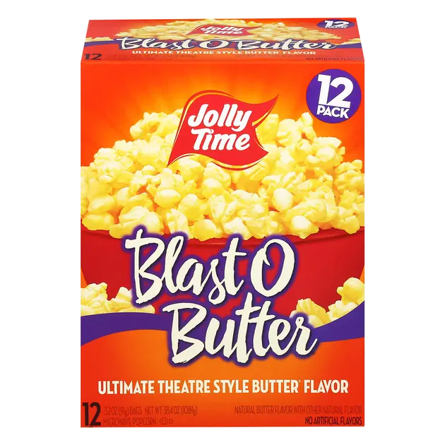 Jolly Time Blast O Butter Popcorn 12-3 Oz
