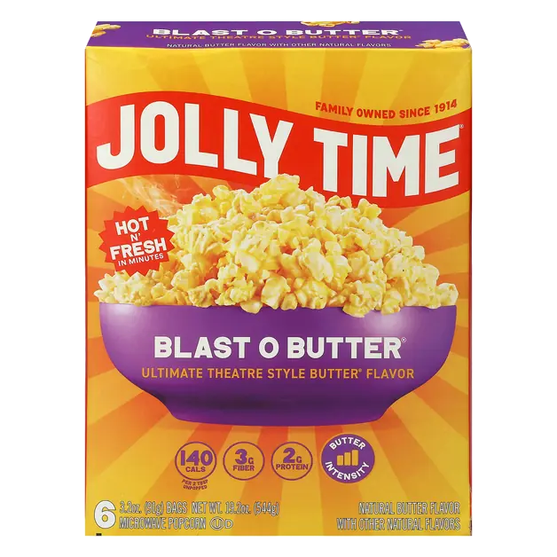 Blast O Butter Ultimate Theatre Microwave Popcorn - 6 ct
