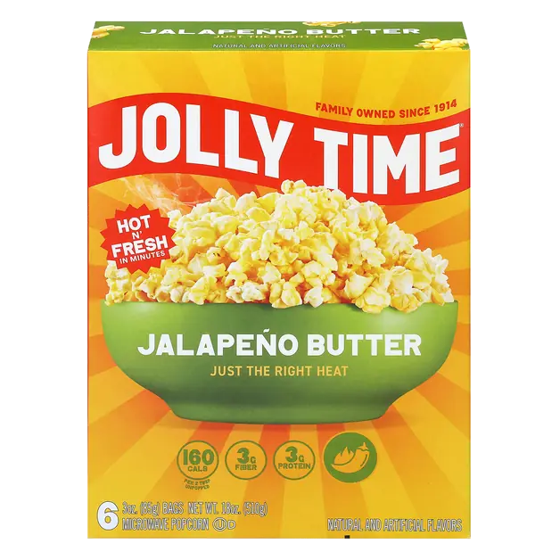Jalapeno Butter Microwave Popcorn - 6 ct