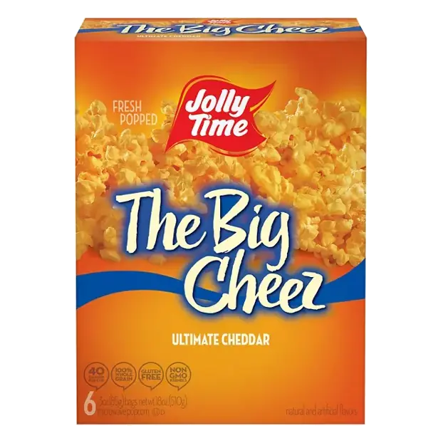 Microwave Popcorn, Ultimate Cheddar, The Big Cheez