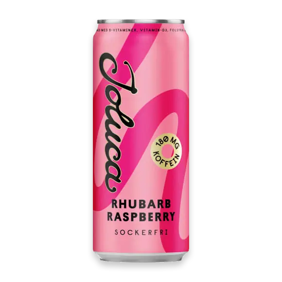 Joluca Rhubarb Raspberry Energidryck
