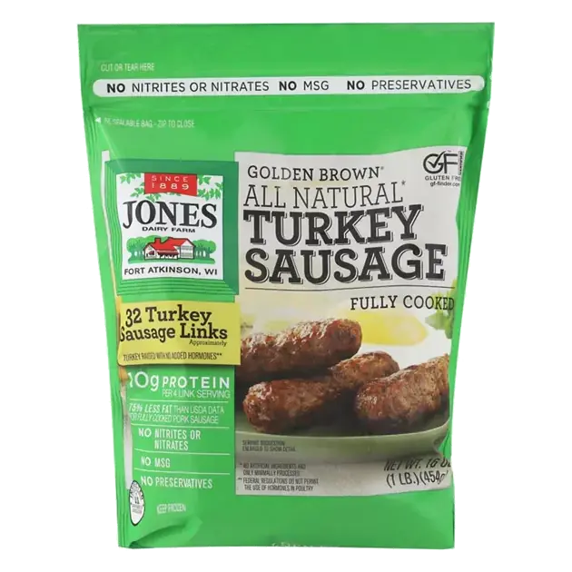 Golden Brown Turkey Sausage
