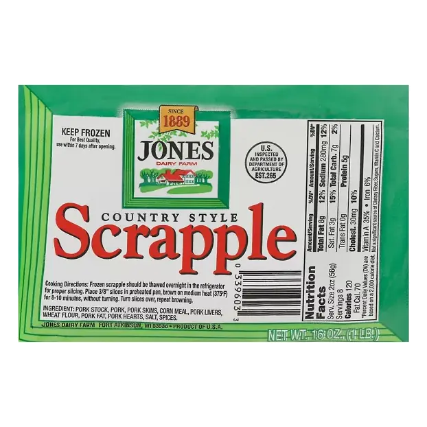 Scrapple, Country Style