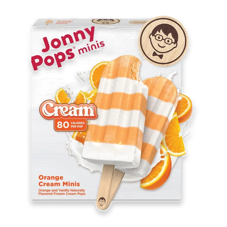 Orange Cream Minis Frozen Pops 6pk