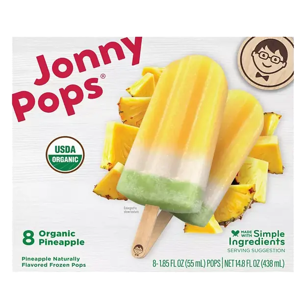 Organic Pineapple Frozen Pops
