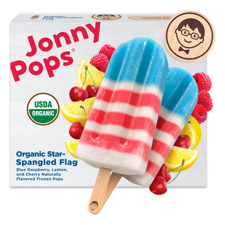 Organic Star-Spangled Flag Pops