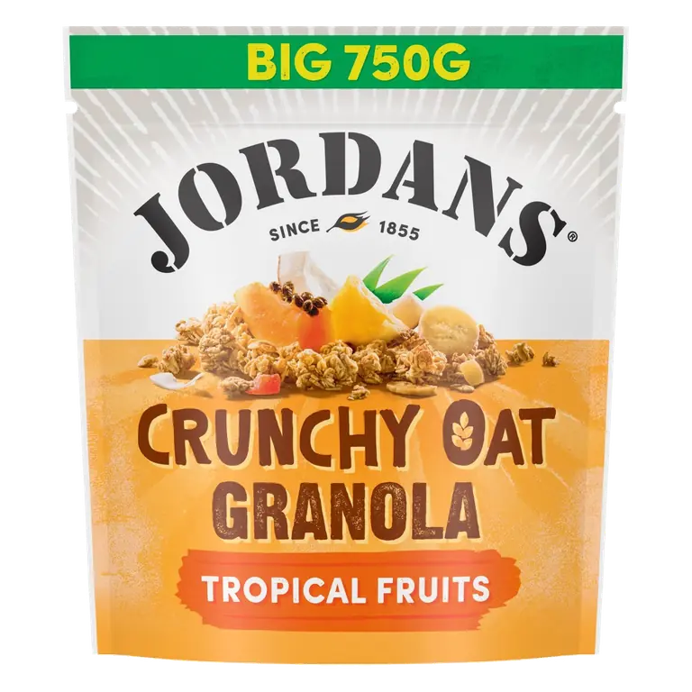 Crunchy Oat Granola Tropical Fruits Breakfast Cereal