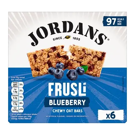 Frusli Blueberry Bar 6x25g