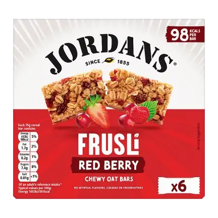 Frusli Red Berries 6x25g