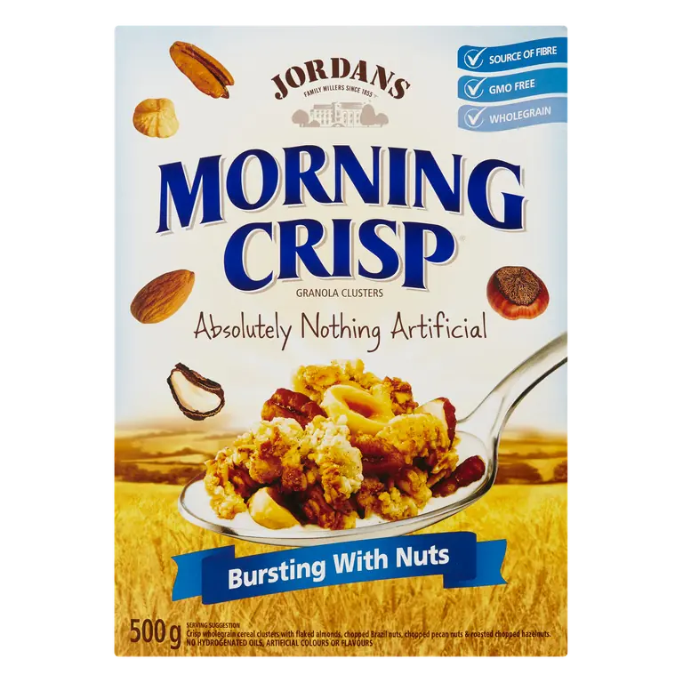Morning Crisp Cereal Bursting With Nuts 500 g