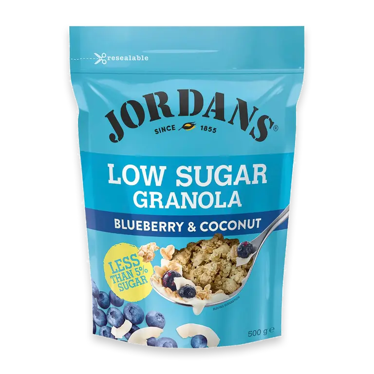 Low Sugar Granola Blueberry & Coconut