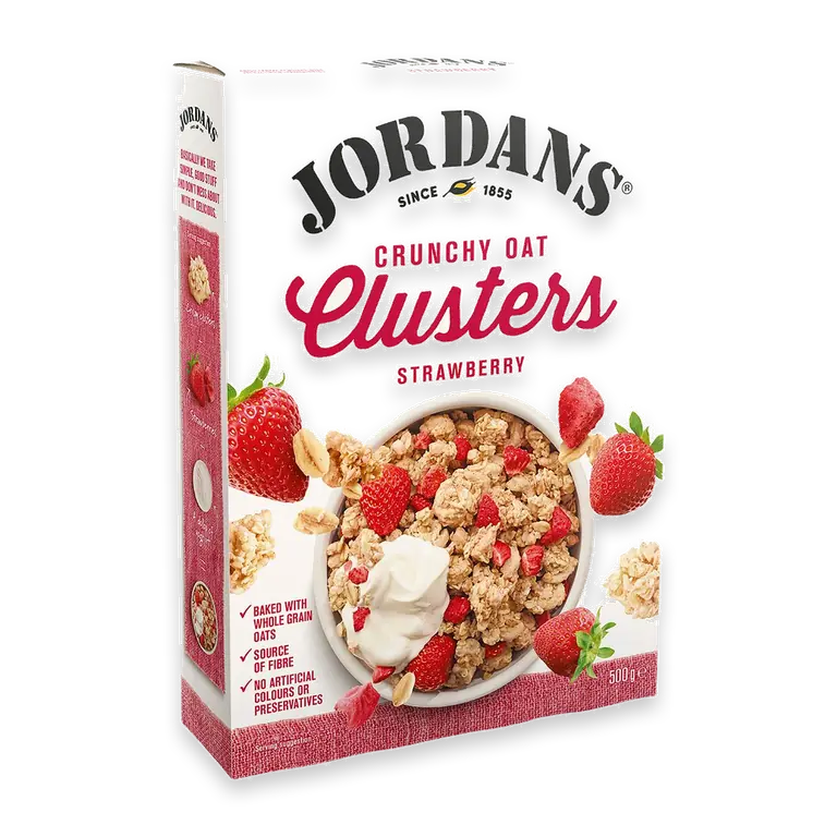 Strawberry Crispy Oat Clusters