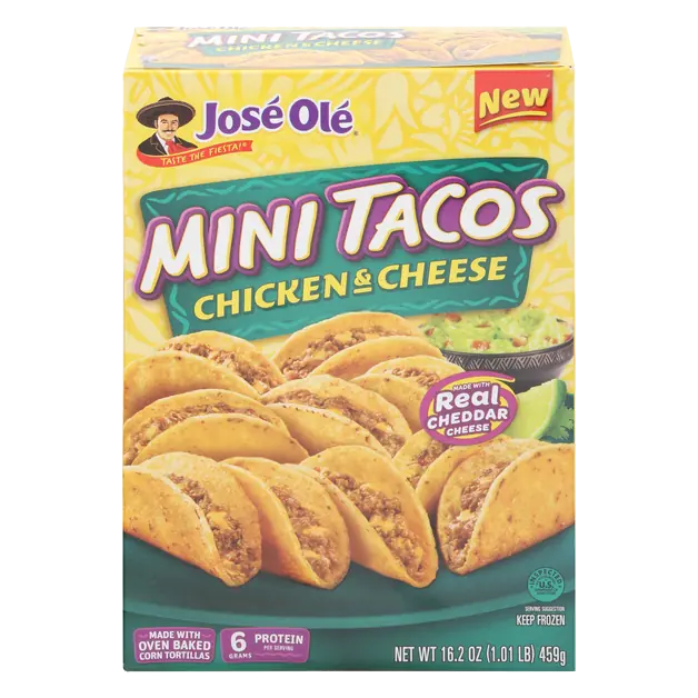 Chicken & Cheese Mini Tacos Frozen