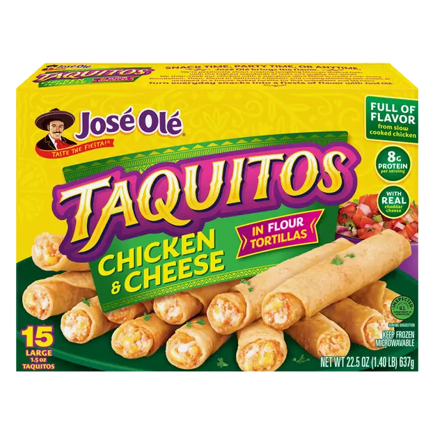 Chicken & Cheese Taquitos - 15 ct Frozen