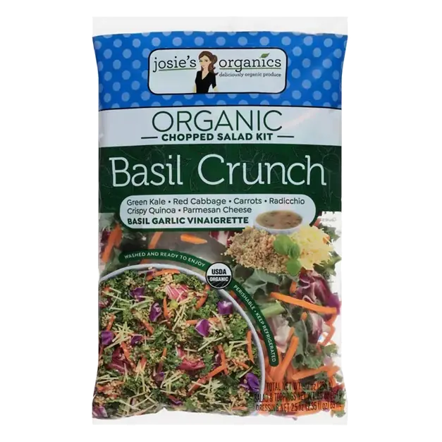 Organic Basil Crunch Salad Kit