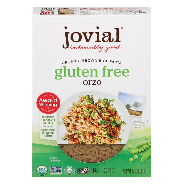 Gluten Free Brown Rice Orzo Pasta