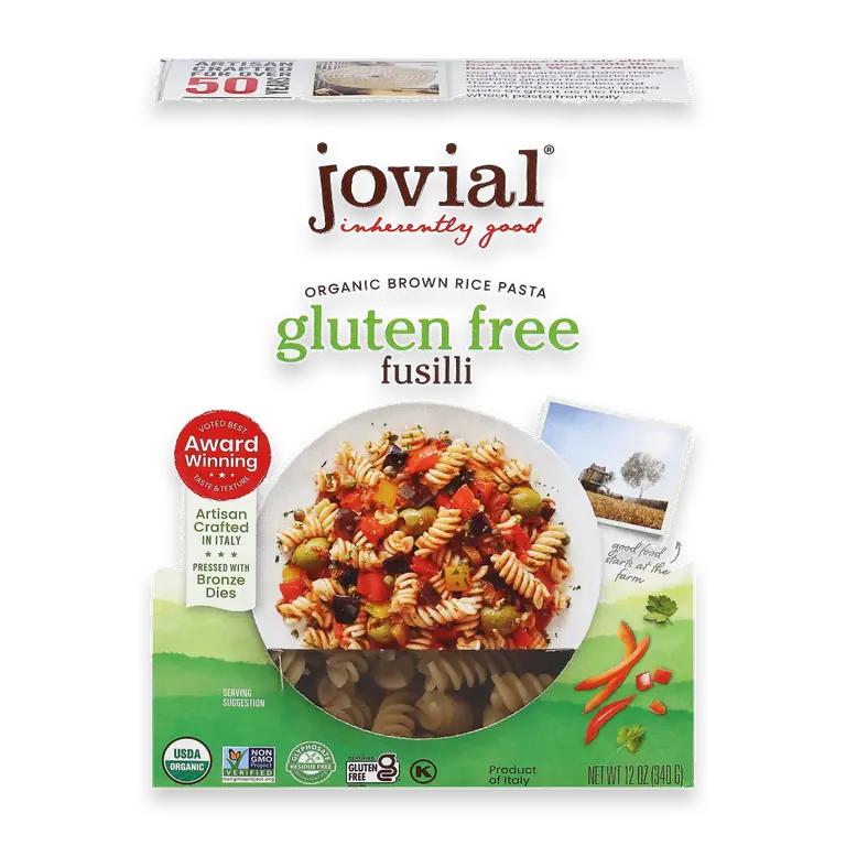 Organic Brown Rice Fusilli Pasta