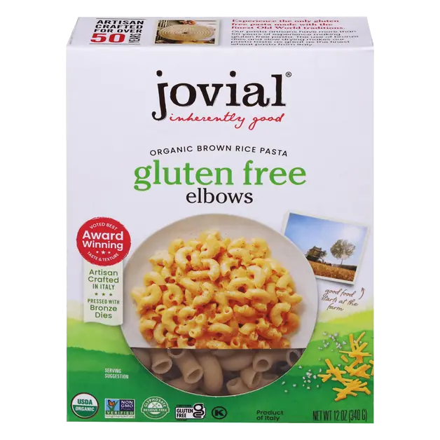 Organic Gluten Free Brown Rice Elbows Pasta