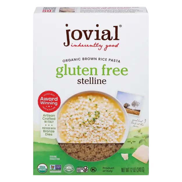 Organic Gluten Free Brown Rice Stelline Pasta
