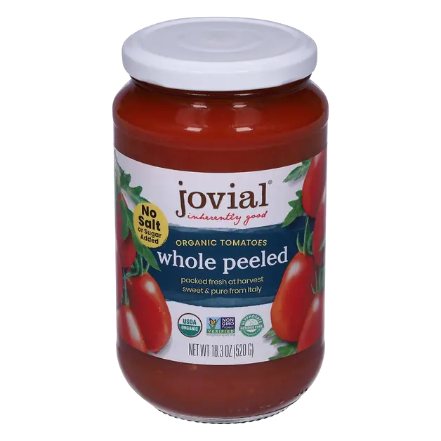 Organic No Salt or Sugar Added Whole Peeled Tomatoes