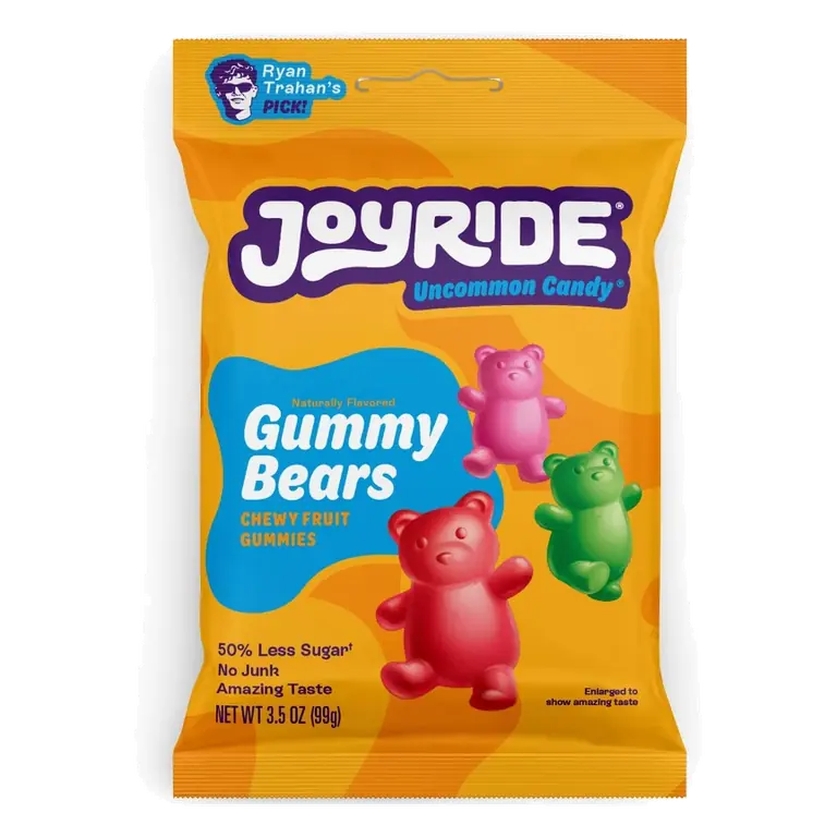 JOYRIDE Gummy Bears Candy, 3.5oz