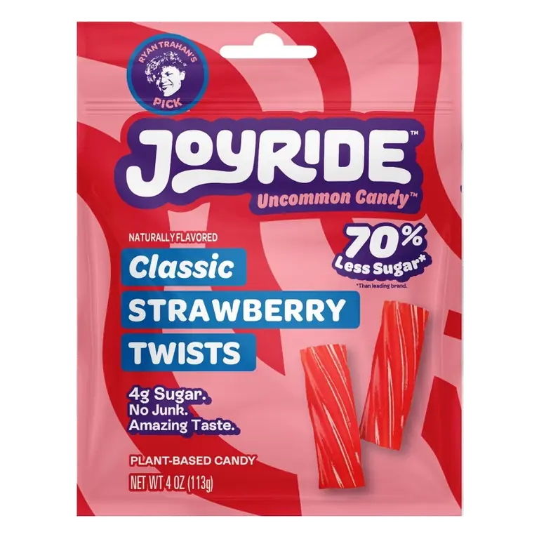 Joyride Sweets Candy Strawberry Licorice, 4oz