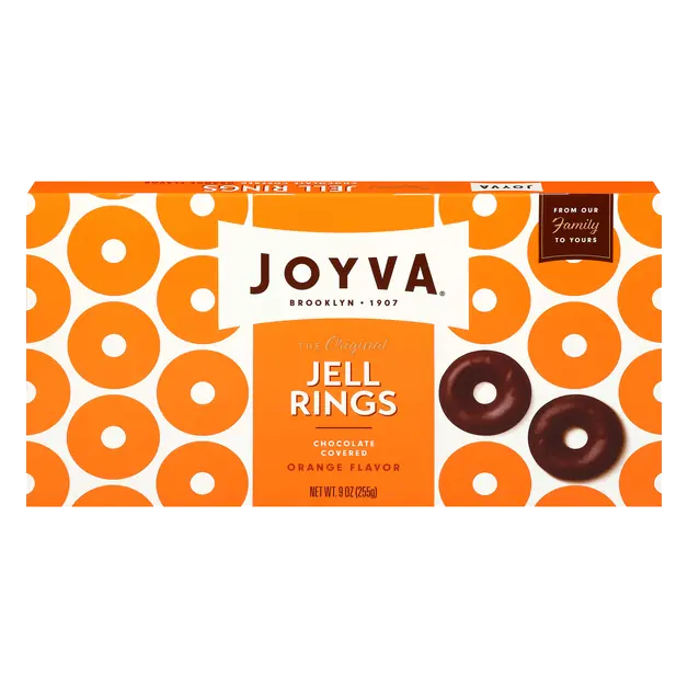 Chocolate Covered Orange Ring Jells Candy
