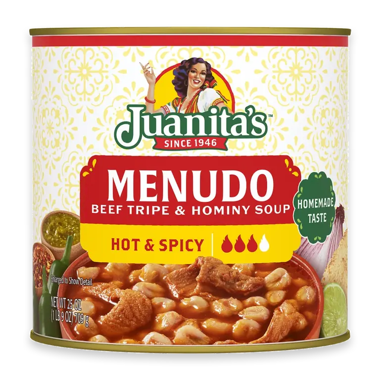 Foods Ready to Serve Hot & Spicy Menudo Soup, 25 oz Can