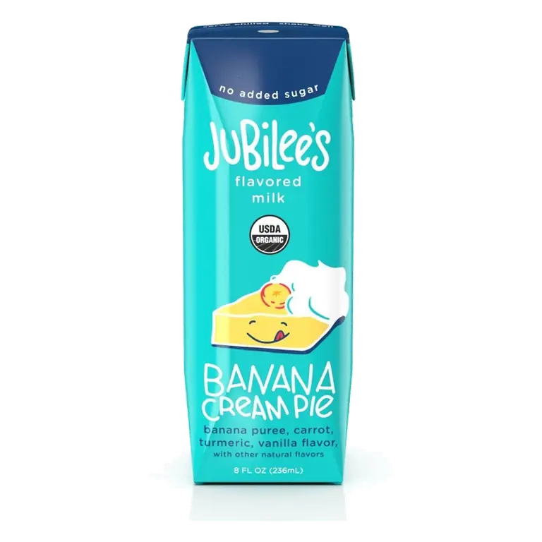Jubilee's Banana Cream Flavored Milk, 8 fl oz