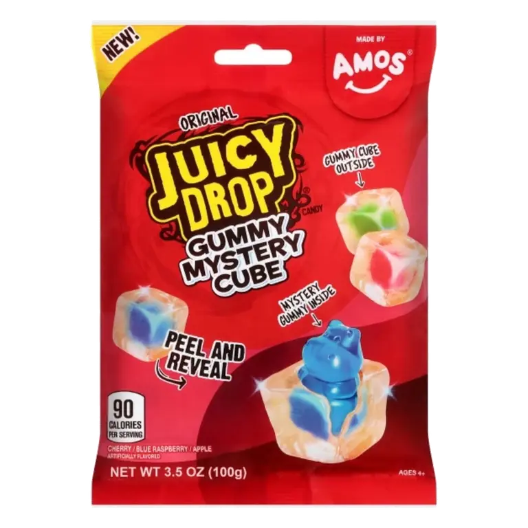 Juicy Drop Gummy Mystery Cube, 3.5oz