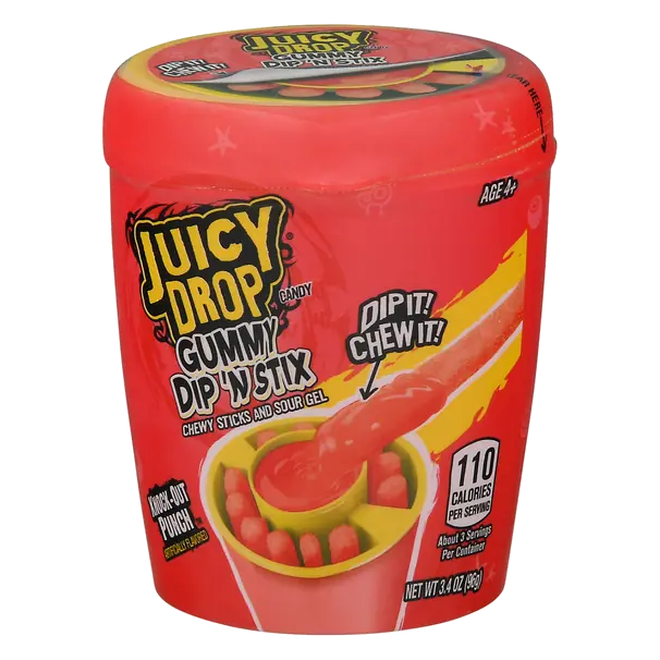 Knock-Out Punch Gummy Dip 'N Stix Candy